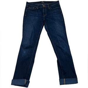 J Brand Dark Wash Low Rise Straight Leg Jeans Womens 28 30x31 Night Our Party